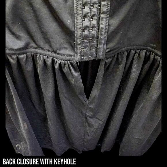 TORRID BLACK STRAPPY LUREX LACE BABYDOLL 2X - Picture 10 of 14